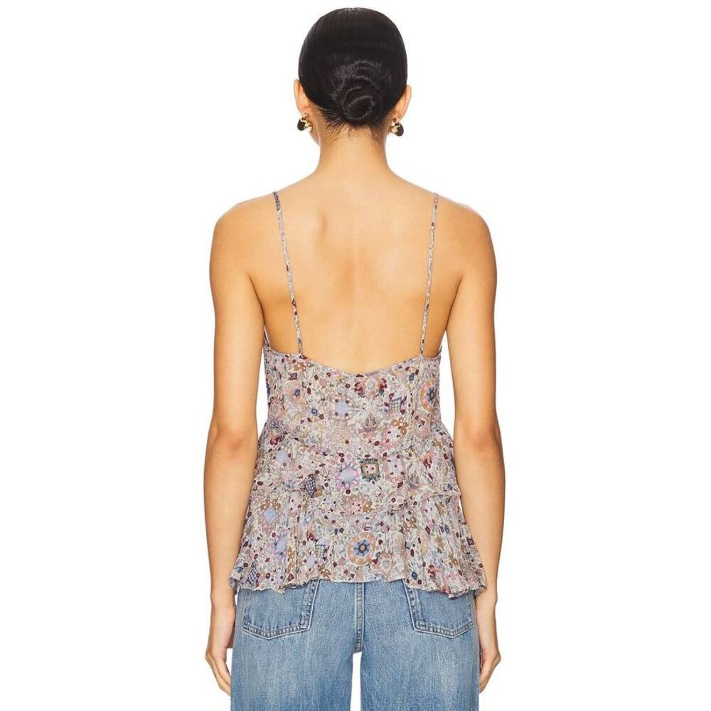 Isabel Marant Briara Tank Top in Ecru Floral FR 40 US 8 - Picture 3 of 3